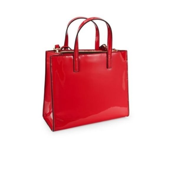 Marc Jacobs The Grind Tote Crossbody Bag Valiant Poppy Red Heart & Key R… - Picture 5 of 11